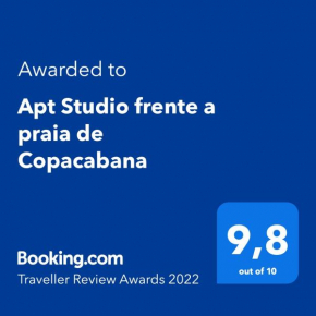 Apt Studio frente a praia de Copacabana